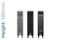 CA-DE585-TH - Carron Deco 1 Column Cast Iron Radiator H585mm x W1542mm CA-DE585-TH - Carron Deco 1 Column Cast Iron Radiator H585mm x W1542mm